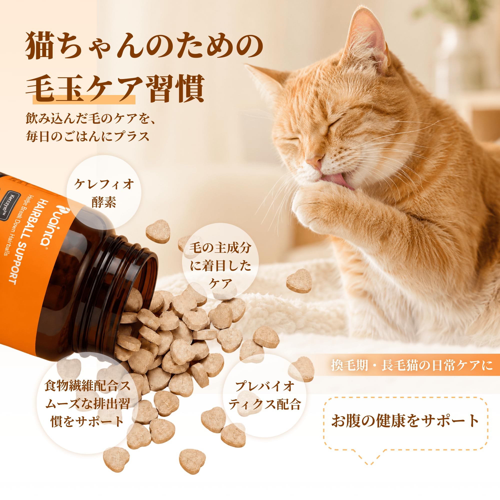 Amazon | PUAINTA プアインタ ケレフィオ酵素 毛玉ケア タブレット 200